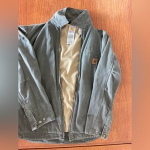 Vintage Carhartt work jacket in Olive